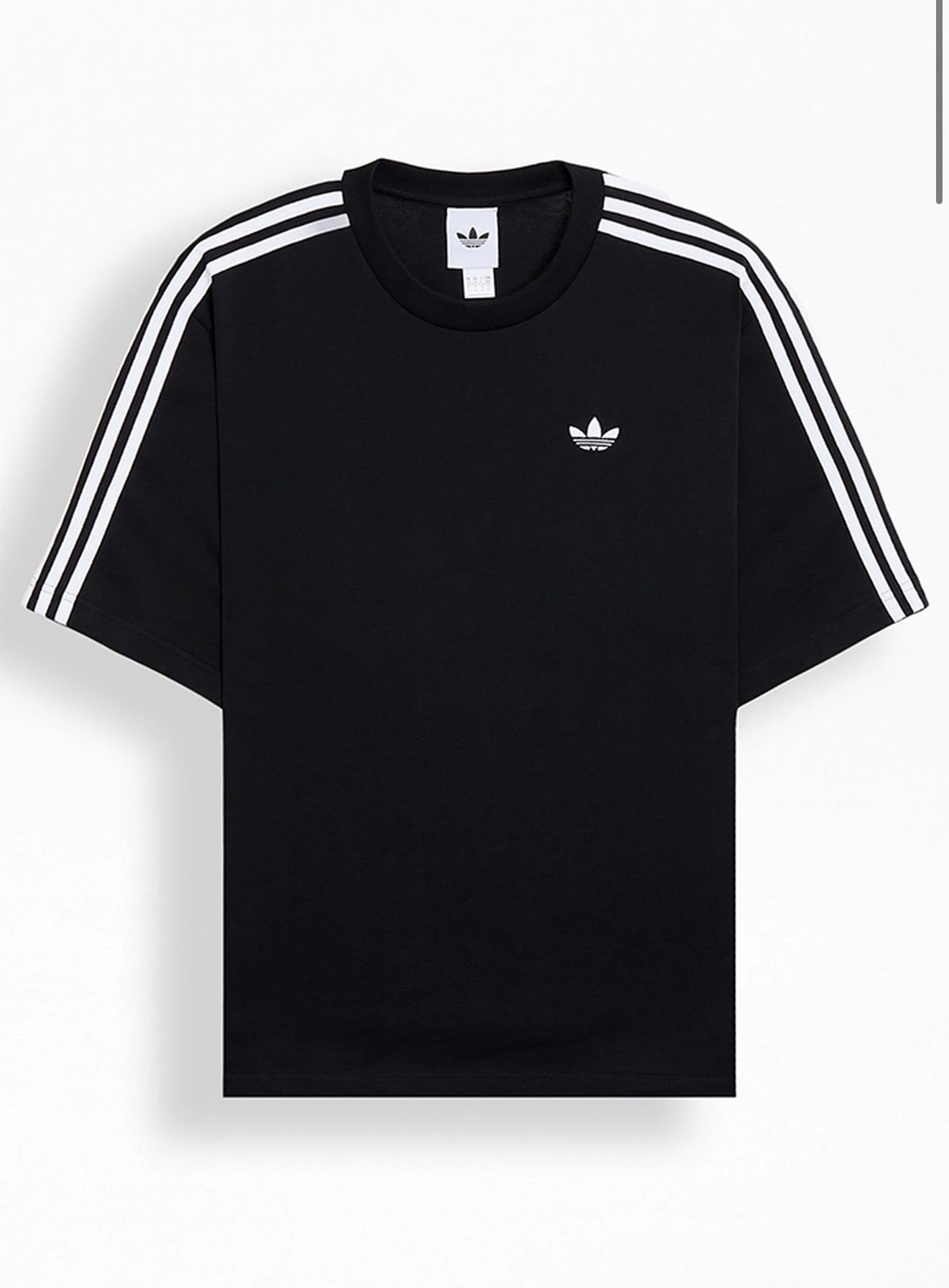 Adidas Black Adicolor 3-Stripes Shirt